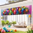 thumbnail image 2 of zhangmingg Easter Decorative Banner Heartfelt Celebration Party Sign for Home Festive Spring Holiday, 2 of 7