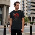 thumbnail image 3 of Smartprints Samurai Bushi with Katana Men's T-Shirt Black, Cotton, S, 3 of 4