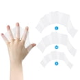 thumbnail image 6 of Uxcell Silicone Swimming Gloves Webbed Swim Gloves Water Resistance Gear Paddle Fins White 1Pair, M, 6 of 6