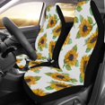 thumbnail image 1 of ABPHQTO Juego de 2 fundas para asientos de coche Sunflower Universal Auto Asientos delanteros Protector para coche, SUV sedán, camión, 1 of 3