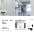 thumbnail image 3 of Marhynchus Sliding Wardrobe Door Pulley With Anti Derailment Cam Design, Easy Installation, And Compatibility With Various Wardrobe Sizes. Perfect For Closet And Cabinet Doors, 3 of 8