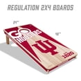 thumbnail image 6 of YouTheFan NCAA Indiana Hoosiers 2' x 4' Cornhole Game, 6 of 6
