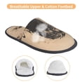 thumbnail image 3 of Fotbe Child And Lion Sketch Pantuflas Peludas para Mujer con Estampado, Zapatillas de Peluche, Zapatos de Invierno para Casa, Uso Interior y Exterior-Medium, 3 of 8
