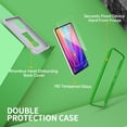 thumbnail image 4 of FITO For Samsung Galaxy A53 Case, Phone Case with Screen Protector and Kickstand (Green), 4 of 6