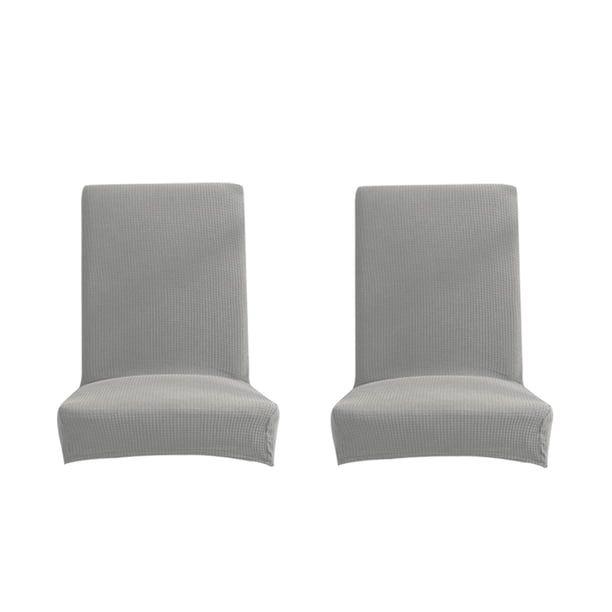 Cubierta de silla de oficina Funda protectora antiarrugas Estilo simple El Four Seasons Multicolor Stretch Fundaver para Hotel Silver Gray Eigraketly HA012481-11