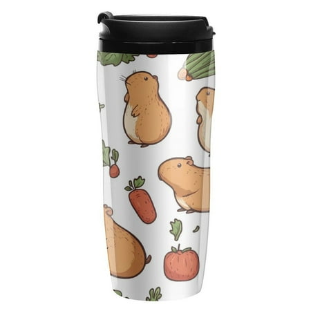 

Adorable Capybara Travel Coffee Tumbler Reusable Cup for Coffee or Tea Portable Cup Holder Friendly for Hot or Cold Drinks 350ml