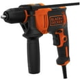 thumbnail image 1 of Perceuse à percussion à fil à vitesse variable 6.5 A BLACK+DECKER  BEHD201, avec mandrin sans clé, 1/2 po, 1 of 8