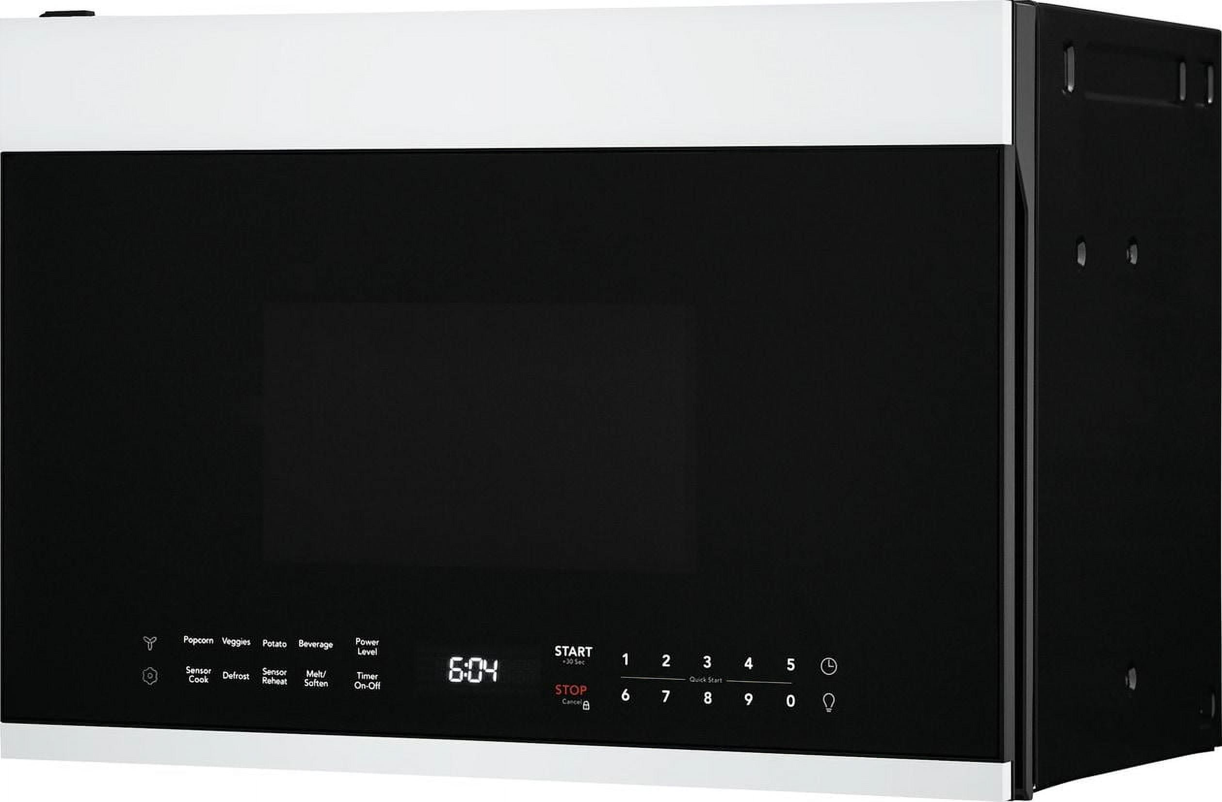 Frigidaire UMV1422UW 24 Inch Over the Range Microwave Oven with 1.4 cu. ft. Capacity, 1000 Cooking Watts in White