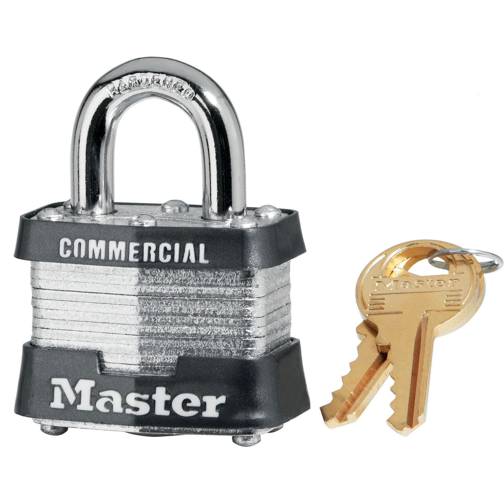 Padlock with three keys and mechanism with Pins Brass for cassettes house 