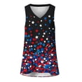 thumbnail image 6 of CHGBMOK Womens American Flag Tank Tops 4th of July Camo Tee Summer Loose Sleeveless Patriotic T Shirts USA Star Striped Tops Plus Size, 6 of 6