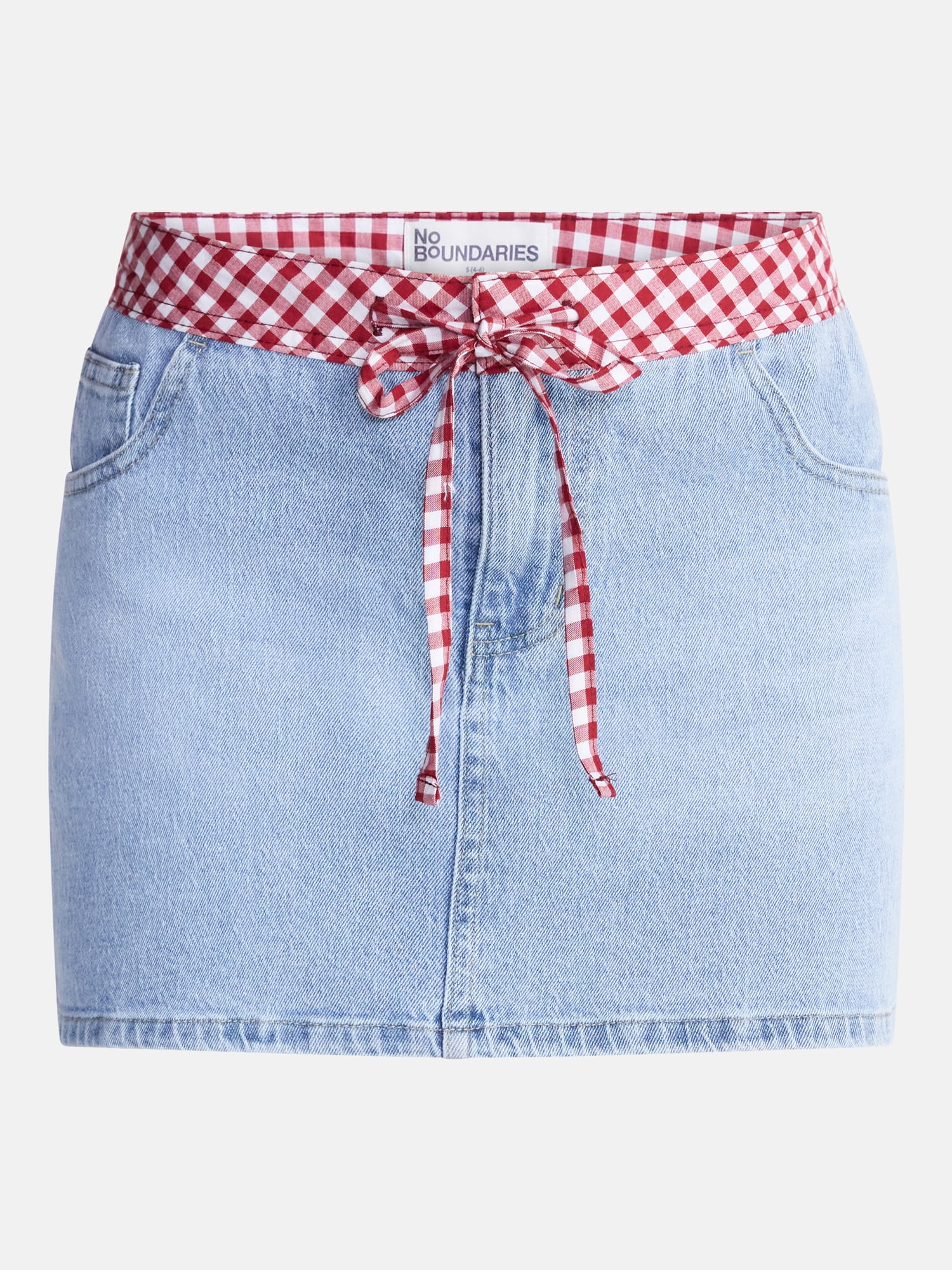 No Boundaries Game Day Denim Skirt, Women's XXS-XXL