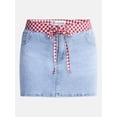 thumbnail image 5 of No Boundaries Game Day Denim Skirt, Women's XXS-XXL, 5 of 5