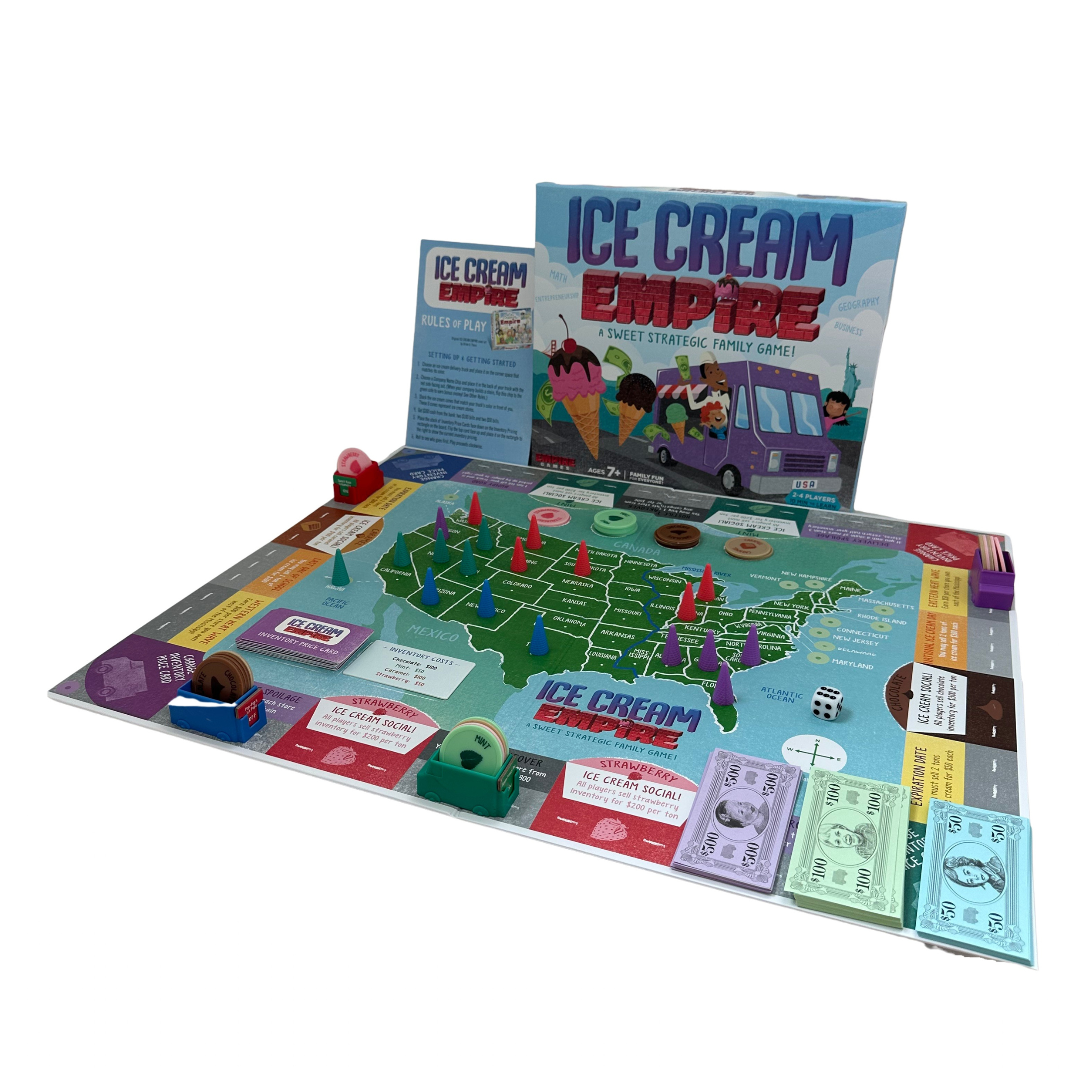 Ice Cream Empire Strategic Board Game, by Empire Games