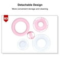 thumbnail image 3 of Cat Ball Tower Toy Plastic Interactive Detachable Cat Track Puzzle Toy With Scratcher Teasing Feather For Indoor Outdoor Kitten, 3 of 8