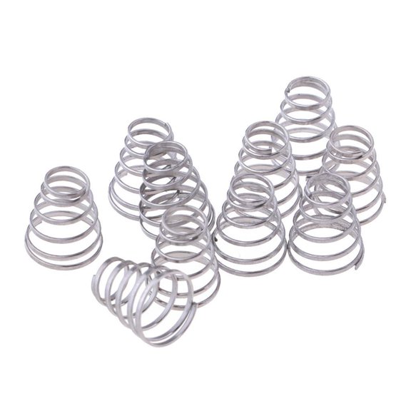 10Pcs Bike Springs, 304 Wheel Skewer Hub Springs -