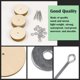 thumbnail image 3 of 30 Juegos de Conectores para Juntas de Muñecas, Juntas de Pasador y Discos de Tablero de Fibra de Madera, Pernos de Acoplamiento Móviles, Accesorios para Muñecas, 12 mm, 3 of 6
