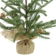 thumbnail image 4 of Northlight 1.6 FT Medium Artificial Christmas Tree in Burlap Base â€“ Unlit, 4 of 4