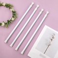 thumbnail image 3 of 4pcs Window Security Bars Adjustable Sliding Door Guard Security Lock Bar Fixed Window Guard Door Security Devices Window Guards for Children Safety, Patio Door, Anti-Lift (White), 3 of 5