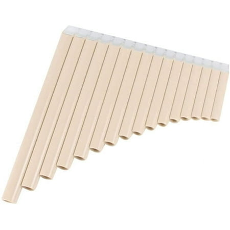 MoveCatcher Pan Flute 18 Pipes Pan Pipe Instrument Key of Chinese Traditional Musical Instrument Pan Pipes for Learning Teaching Beginners