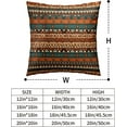 thumbnail image 3 of Bohemian Abstract Pillow Covers Boho Mid Century Modern Throw Pillows Covers 16x16 Ethnic Design Striped Geometric Cushion Covers Farmhouse Decor for Bed Couch Pack of 2, 3 of 6