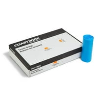 Eco Blend Max 60 Gallon Recycling Bag Low Density 0.8 mil Blue 100 Bags/Box5 Rolls (L7658TX ER1)