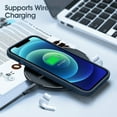 thumbnail image 6 of Liquid Silicone Case for iPhone 12 Mini (5.4''), [Scratch-Resistant, Anti-Fingerprint, Shockproof] Protective Slim Phone Case, 4-Layer Cover with Microfiber Lining, Silky-Soft Touch, Navy Blue, 6 of 14