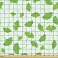 thumbnail image 2 of Ambesonne Nature Fabric by the Yard Upholstery, Gingko Leaves Abstract Art, 3 Yards, Lime Green and White, 2 of 5