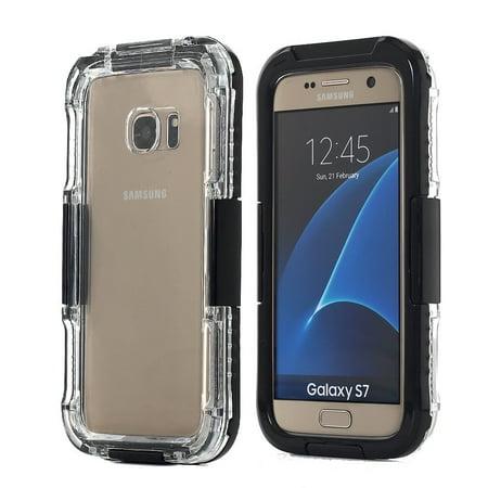 Black Waterproof Shockproof Life Cover Case For Samsung Galaxy