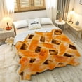 thumbnail image 2 of Yibo Hamburger Fleece Flannel Gift Blanket Realistic Interesting Food Blanket Lightweight Soft Cute Cozy Blanket for Bed Couch Travel Outdoor for Teens, 2 of 8