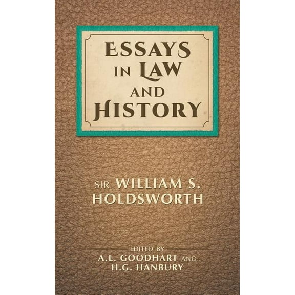 Essays in Law and History (Hardcover)