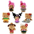thumbnail image 2 of Muñeco de peluche de Anime Sanrio, Hello Kitty Kuromi Y2k, estilo My Melody Hawaii, gatito de cuero negro limitado, regalo de Navidad, 2 of 2