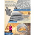 thumbnail image 3 of Guantes de Punto Gruesos Cálidos de Invierno YONGSHENG 4 Pares para Mujeres Adultas, 3 of 4