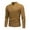 #Coffee, variant on DPTALR George Men's Casual Fashion Solid Zipper Pullover Long Sleeve Sweater with Shoulder Cuff Design,Beige Big and Tall Men XXL