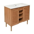 thumbnail image 2 of Bron 36" Bathroom Vanity in Oak, 2 of 12