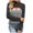 Gray, variant on Vedolay Women's 2023 Sweaters Womens 2023 Fall Casual Oversized Lapel Collar V Neck Long Sleeve Pullover Sweaters,Orange S