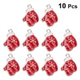 thumbnail image 2 of 10 piezas de hermosos dijes para hacer pulseras, bisutería, pendientes, accesorios de joyería, colgantes de esmalte navideños., 2 of 7