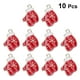 thumbnail image 2 of 10 piezas de hermosos dijes para hacer pulseras, bisutería, pendientes, accesorios de joyería, colgantes de esmalte navideños., 2 of 7