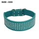 thumbnail image 2 of Collar para perro Berry Pet Rhinestone - 5 filas de cuero PU con incrustaciones de diamantes de cristal brillante, 2 of 5