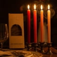 thumbnail image 5 of Naittoop 4 Pack Gradient Taper Candles 10 Inch, Dripless Smokeless Hand Poured Tall Candlesticks, Decorative Dinner Candles for Weddings Parties and Home Decor B, 5 of 5