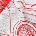 thumbnail image 4 of Honda Auto Blanket, 50'x60' Civic Car and Logo Woven Tapestry Cotton Blend Fringed Throw Blanket, 4 of 6