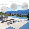 thumbnail image 6 of Outdoor Rug 4x6 ft Retro Watercolor Waterproof Outdoor Patio Rug Mat Non Slip Outside Area Rugs Carpet for RV,Camping,Porch,Deck,Pool,Balconybackyard,Elephant Ivory Texture Gray Brown, 6 of 9