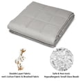 thumbnail image 5 of Costway Light Gray Cotton Polyester Bed Blankets, 48'' x 72'' - Wearable, 5 of 8