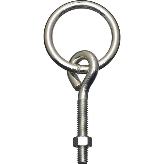 National Hardware 3/8 In. x 3-3/4 In. Zinc Ring Eye Bolt N220-624