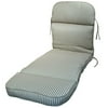 Mazoni Mint Stripe Chaise Cushion