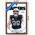 thumbnail image 3 of NFL Las Vegas Raiders - Maxx Crosby Feature Series 24 Wall Poster, 14.725" x 22.375" Framed, 3 of 5