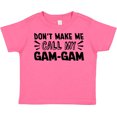 thumbnail image 3 of Inktastic Don't Make Me Call My Gam-gam Boys or Girls Toddler T-Shirt, 3 of 5