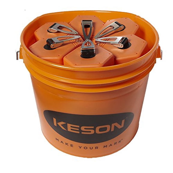 Keson P100BKT Chalk Line Reel, 1.5mm String, 2-4-Ounce Capacity, 100-Foot 30-Pack