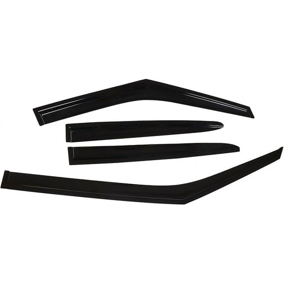 labwork 4 Pieces Side Window Visors Vent Shade Sun Wind Rain Guards Deflectors Outside Mount Replacement for Veloster 2011 2012 2013 2014 2015 2016 2017