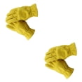 thumbnail image 1 of Youkk Yellow Cowhide Leather Racing Motorcycle Biker Gloves Enhanced Grip and Comfort M 2Set, 1 of 6