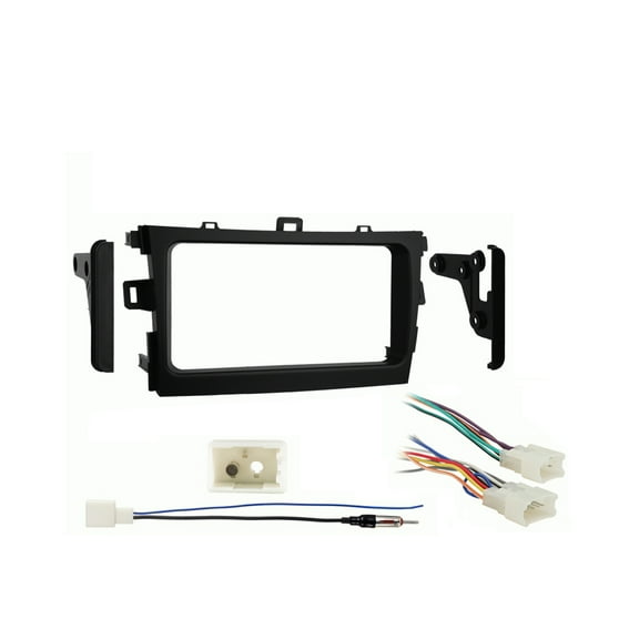 Fits Toyota Corolla 2012-2013 Double DIN Harness Radio Install Dash Kit